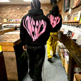 "WOTW" LOV5 SICK Hoodie "Black Heart"