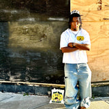 MEN'S LOV5 SICK CROP T- "Pure Heart"
